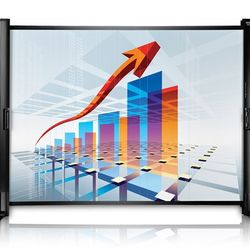 ES1000 Ultra Portable 50" Tabletop Projection Screen