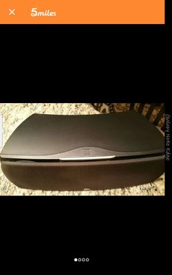 Jvl speaker has had been poked in front but not rips still works properly