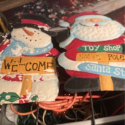 Metal Christmas Yard Stands