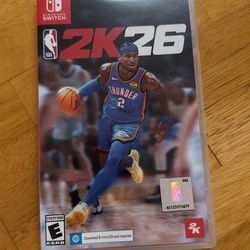 Nintendo Switch NBA  2k26 New