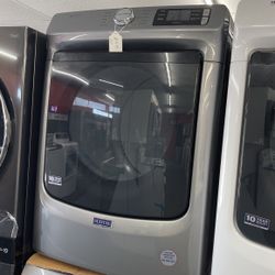 New Scratch And Dent Maytag Front Load Washer And Dryer Set. 1 Year Warranty 