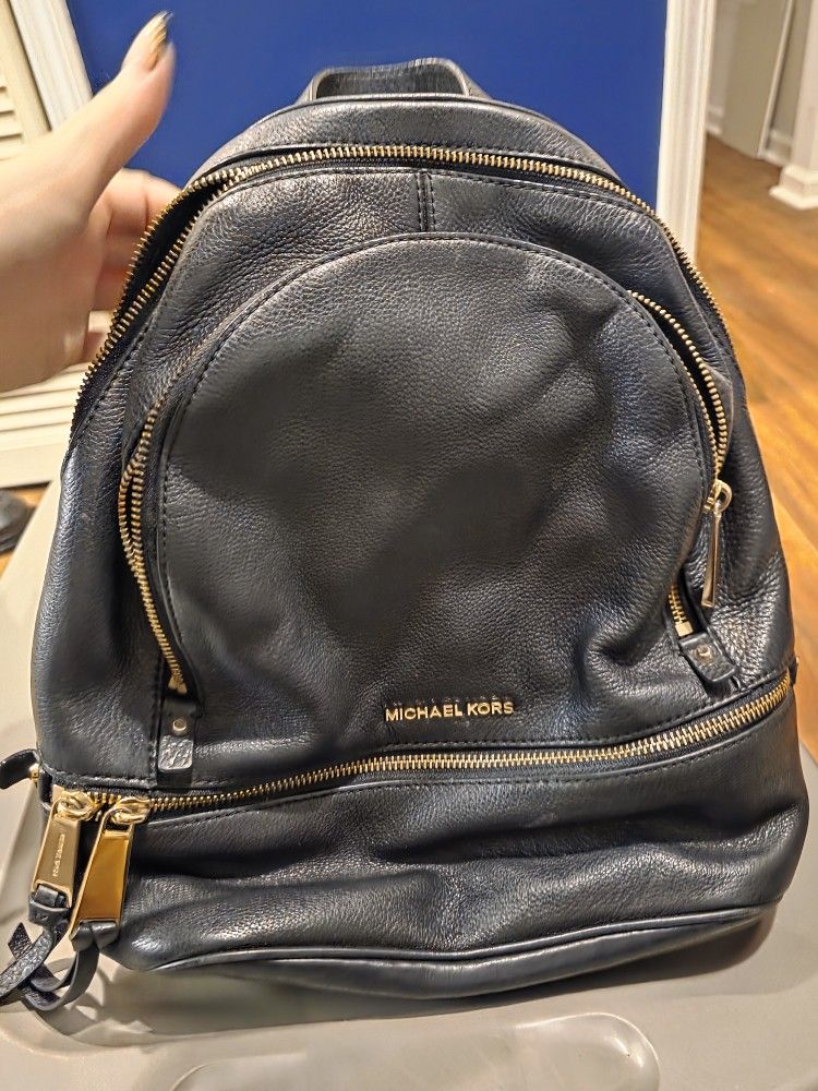 Michael Kors Black Backpack