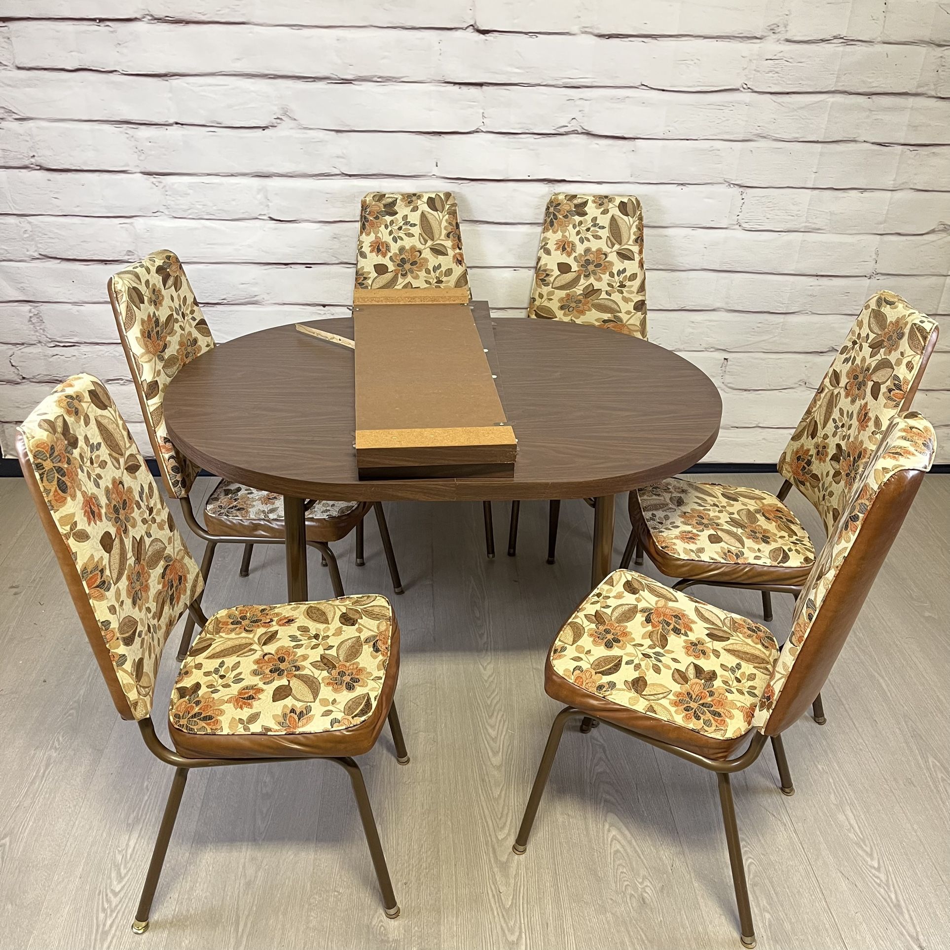 Vintage MCM Dining Table & Chairs Set