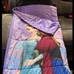 Frozen Sleeping Bag And Pillow 