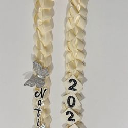 🎓 Custom Ribbon Leis for Graduation – Perfect for Photos & Gifts! 🎀