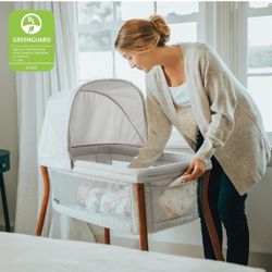 New In Box Chicco LullaGo Anywhere LE Portable Bassinet with Canopy, Waterproof Mattress and Fitted Sheet, Travel Bassinet for Baby Includes Carry Bag