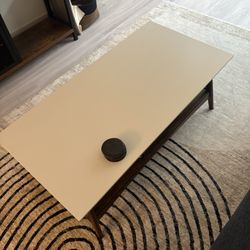 Modern Coffee Table with Open Shelf