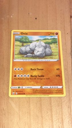 ONIX Pokémon card