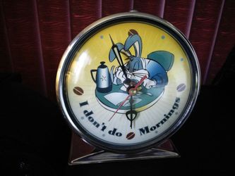 Vintage Bugs Bunny Alarm Clock