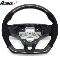 Fits 2021–2026 Ford Mustang Mach-E Steering Wheel W/Red Stitching & Indicator