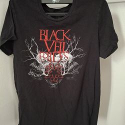 Black Veil Brides Band Skull Graphic T Shirt Size XL Rock Music Goth Emo Metal