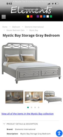 Queen headboard and frame