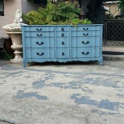 🖤💙Long DRESSER/ CONSOLE * Blue