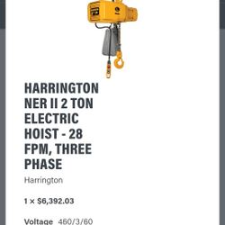 2 Ton Electric Hoist