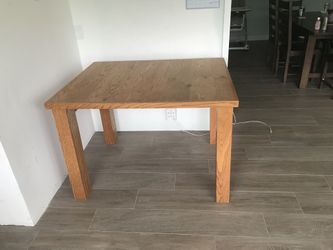 Custom solid stained Oak Desk or Table