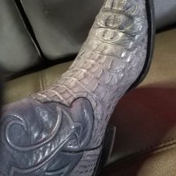 100% Genuine Alligator Boots/ Belt Optional