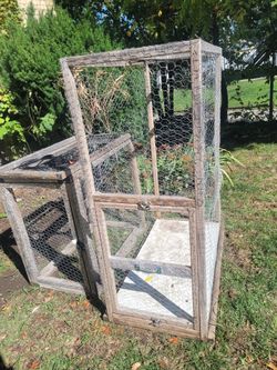 2 Secured Boxes With Chicken Wire / Custom Builds Available Also