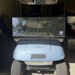Golf Cart And Charger - New Tires & Batteries