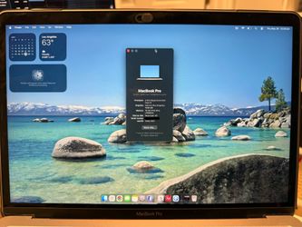 13in 2020 Intel Macbook Pro 16GB RAM 512GB