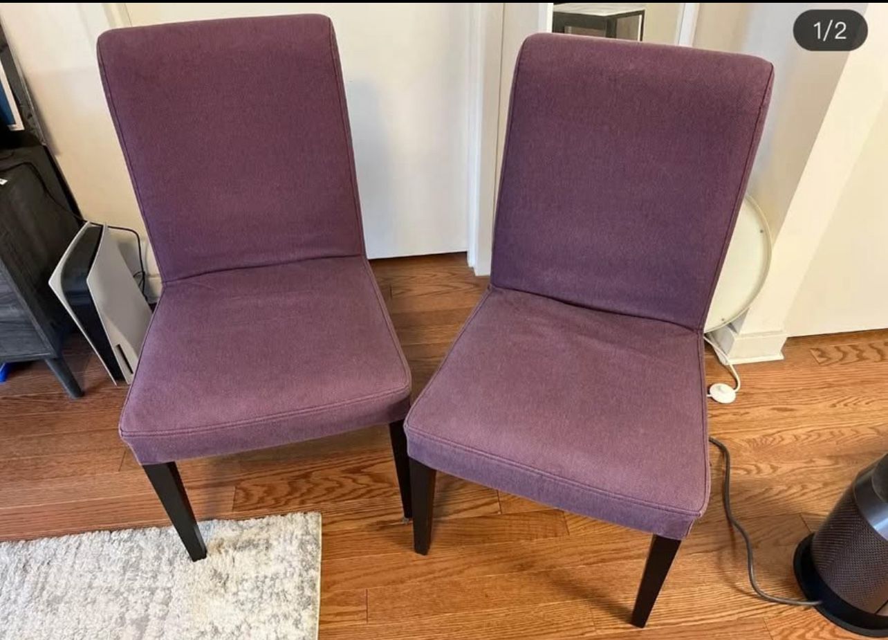 A Pair Of IKEA henriksdal Chair