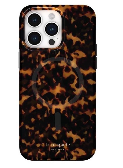 Kate Spade Mag Safe Leopard Print Phone Case for IPhone 14+ & 15+ New in Box