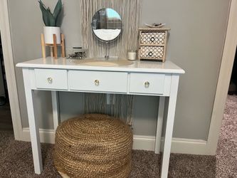 White vanity