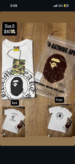 Bape X chrome hearts tee