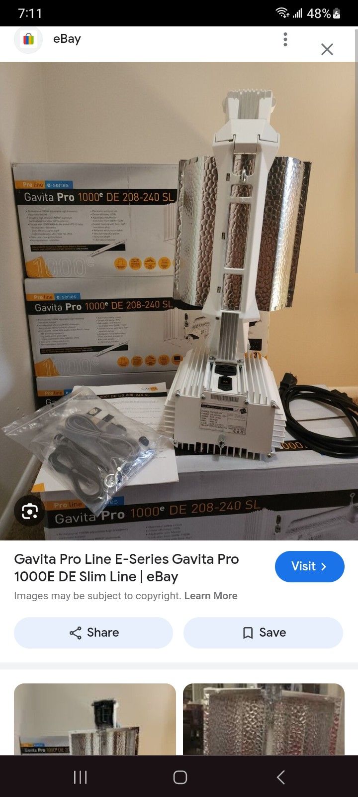Gavita Pro 1000 De Lights