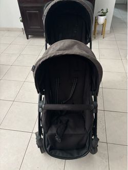 Contours Elite - Lightweight Inline Double Stroller with Reversible Seats, Grey