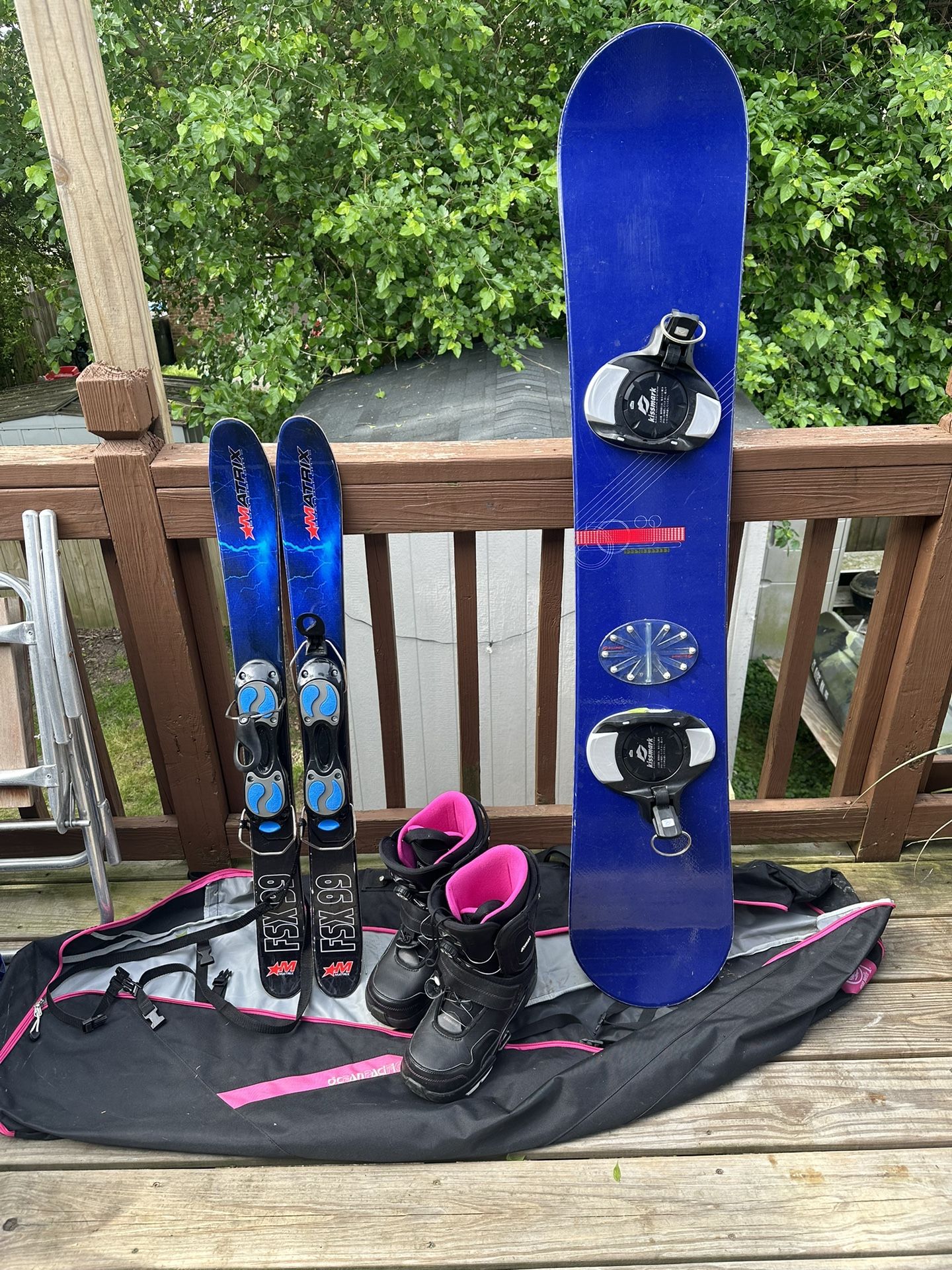 Snowboard and Performance Ski’s Package