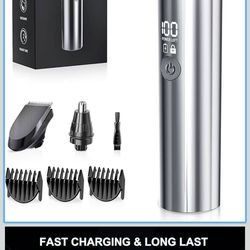 Electric Razor for Men，10,000RPM High-Speed Motor, IPX8 Waterproof, USB Fast Charging, Quick Charge & Travel Lock,Upgraded Meteorite Gray