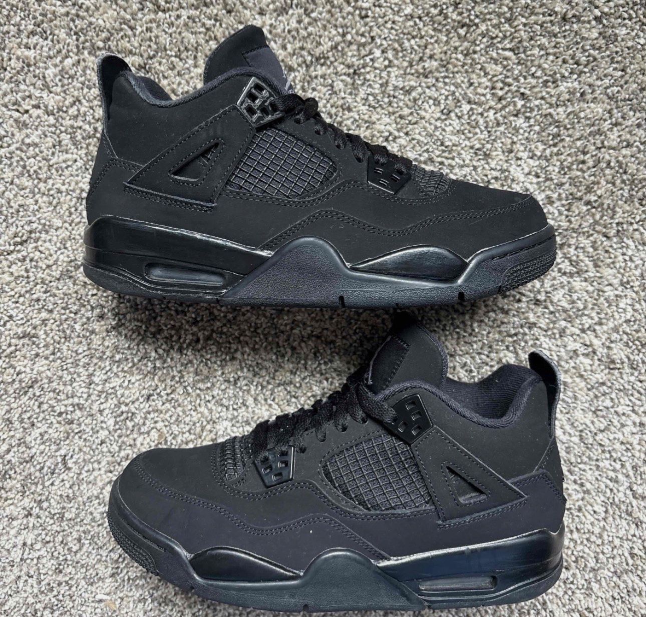 Size 6.5 Black Cat Jordan 4 (8 Women)