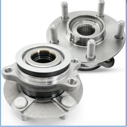 Pair of Nissan Front Wheel Bearing Hub Assembly, 5 Lug w/ABS -513298 
