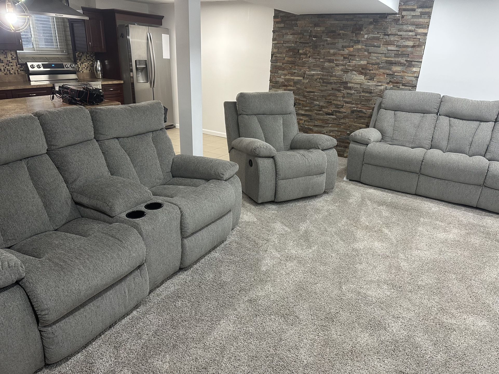 Reclining Sofa set.