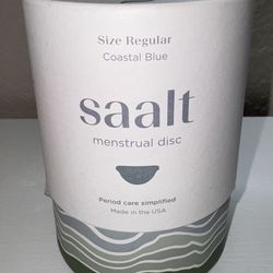 Saalt Menstrual Disc Size Regular Blue New Sealed Box
