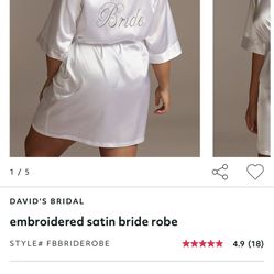 Size S/M Brand New Still In Plastic From Davids Bridal 