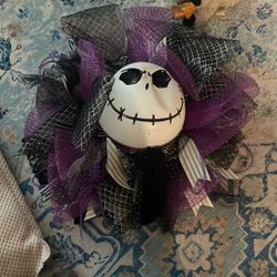 Jack Skellington Wreath 
