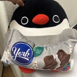 Jumbo Holiday Christmas Peppermint Patty Penguin Plush