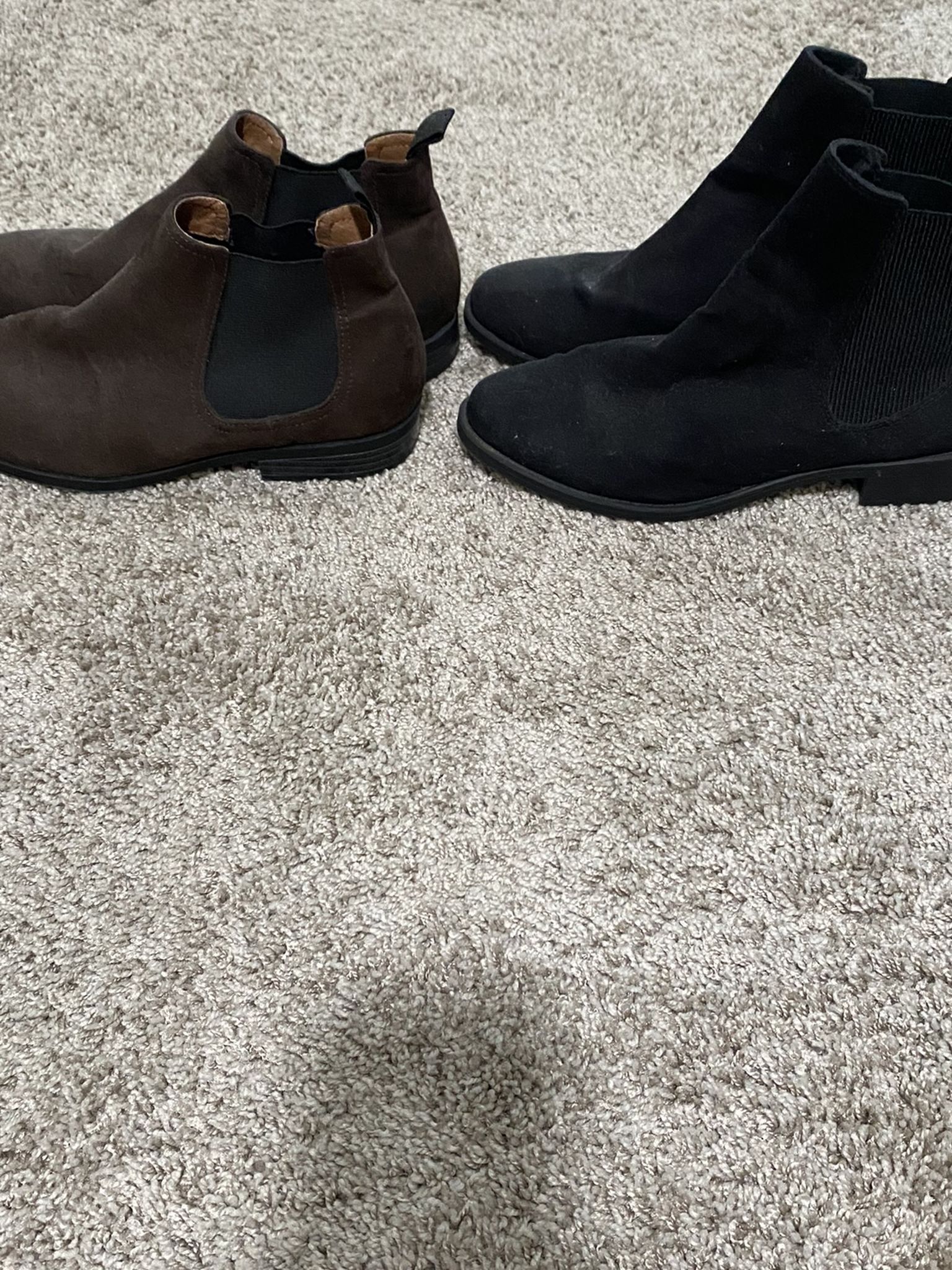 Chelsea Boots Size 8 1/2 Brown And Black