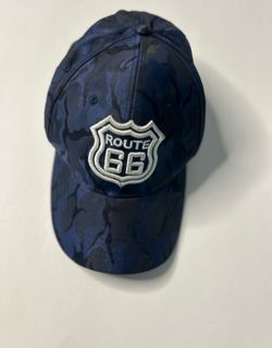 Vintage Navy Camouflage Hat Route 66