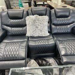 🛋️🛏️SOFA  RECLINER LEATHER ON SALE🔥‼️