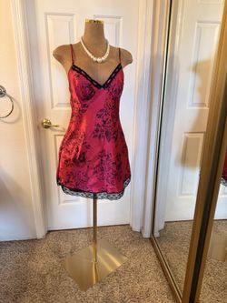 Dark  fuschia Night Gown