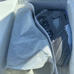 Jordan 5 wolf grey gs Sz 4.5