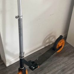 Orange And Black Scooter