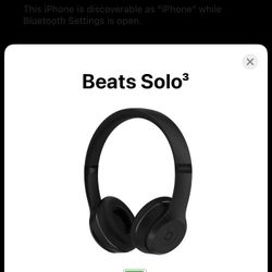 Beats Solo 3 Matte Black 