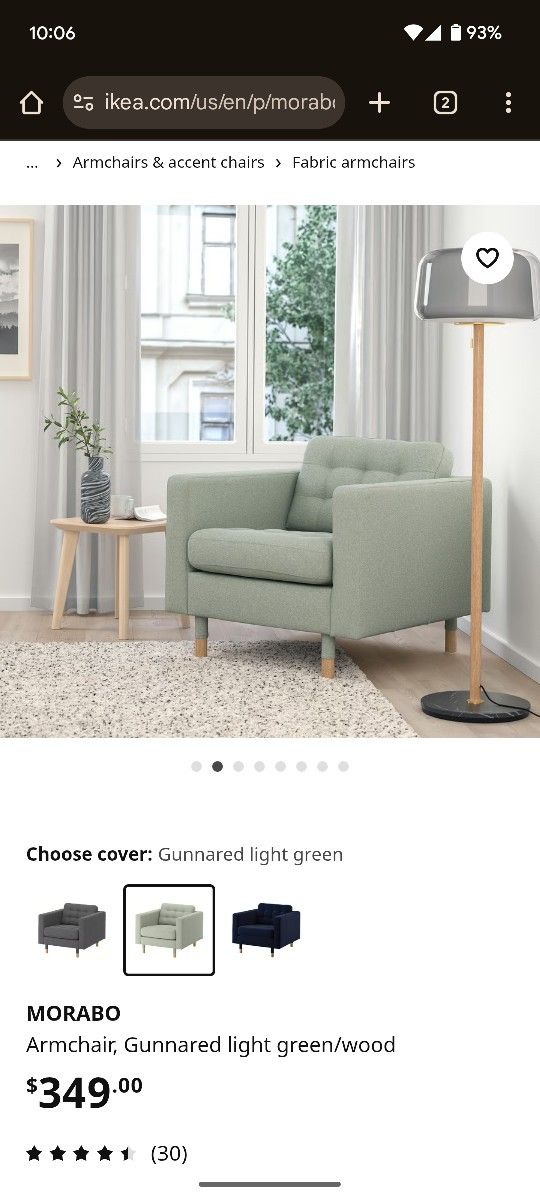 Ikea Moraba Sofa Set 3+1+1