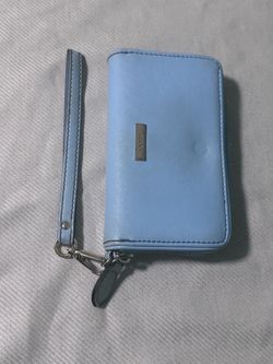Aldo Light Blue Wristlet Wallet