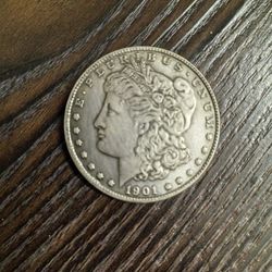 1901 S Morgan Silver Dollar