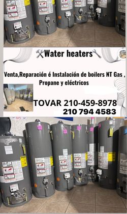 Water heaters new small dents (6 months warranty )