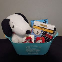 Snoopy Peanuts Charlie Brown Easter Basket 
